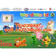 【單詞世界 3D樂園 WordWorld 14DVD完整版】粵英雙語發音 高清DVD